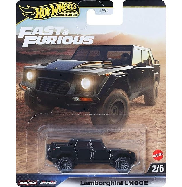 Mattel Hot Wheels Fast And Furious Black DieCast Model