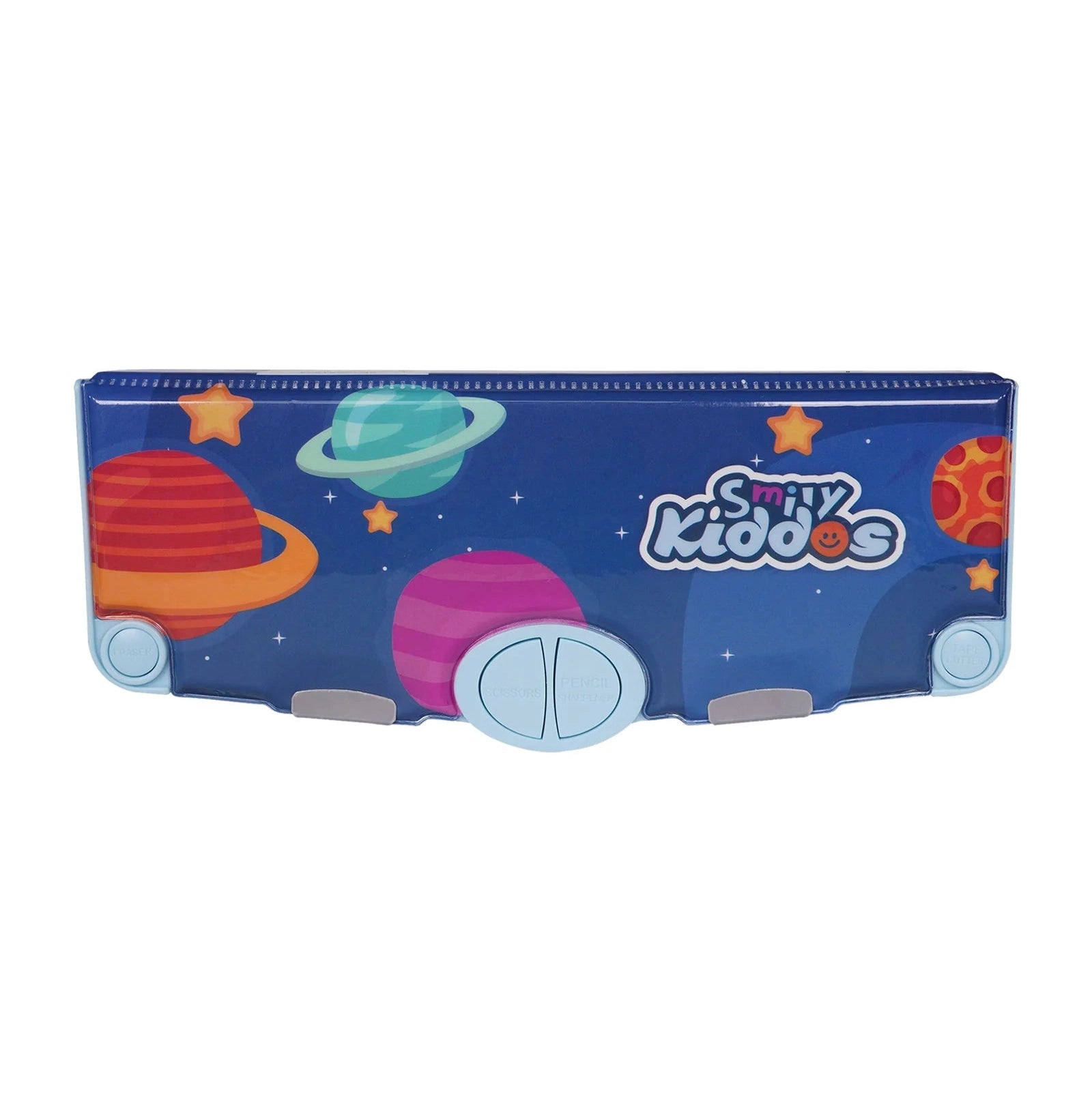 Smily Kiddos Pop Out Pencil Box – Space Theme (Navy Blue)