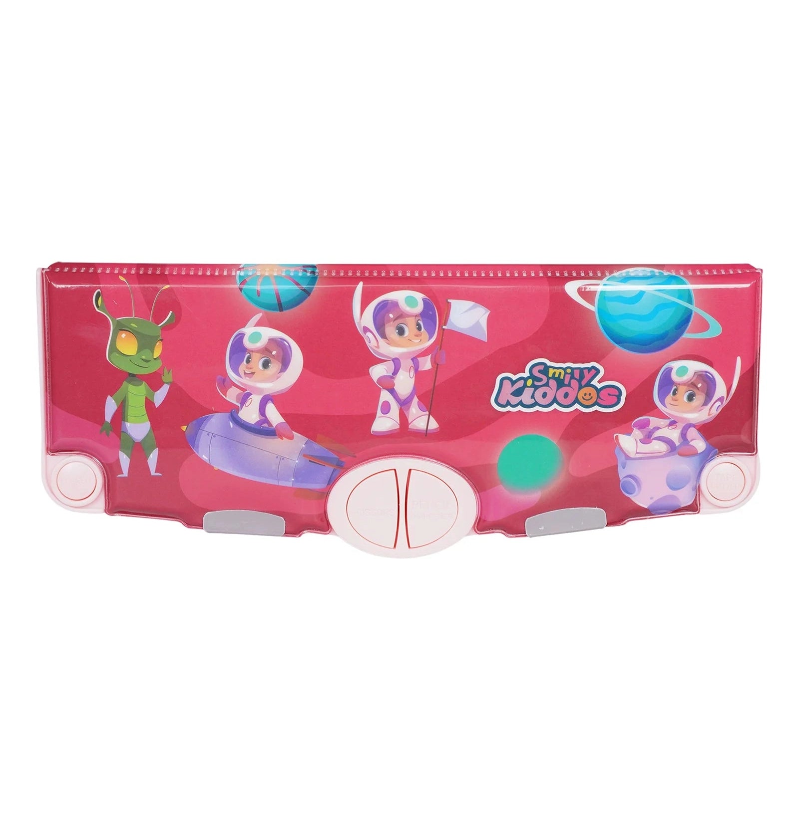 Smily Kiddos Pop Out Pencil Box – Astronaut Theme (Red)