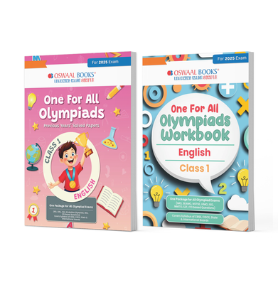 imagOne For All Olympiad Class 1 Previous Years Solved Papers + Workbook English For 2025 Exam - Paperback buy online at crossword.in