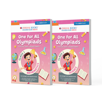 imagOne For All Olympiad Previous Years Solved Papers Class 1 Maths & Science For 2025 Exam - Paperback buy online at crossword.in