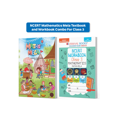 imagNCERT Mathematics Mela Textbook and Workbook For Class 3 | Updated NCERT Pattern | Includes Mind Maps & Revision notes | With Parents & Teachers Manual Set of 2 books buy online at crossword.in