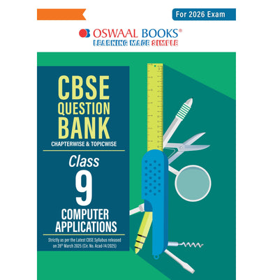 imagOswaal CBSE Question Bank Class 9 Computer Applications For 2026 Exam
