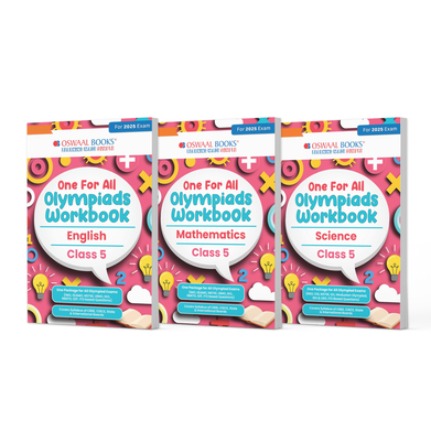imagOne For All Olympiad Workbook Class 5 Set Of 3 Books Maths, Science & English For 2025 Exam - Paperback buy online at crossword.in