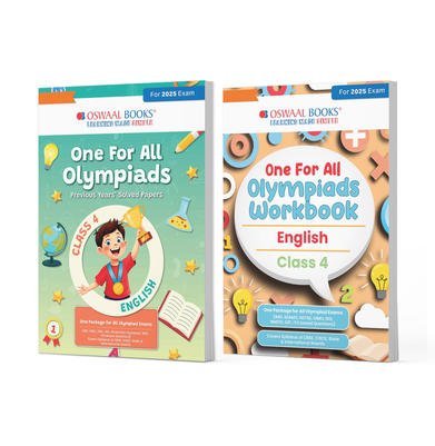 imagOne For All Olympiad Class 4 Previous Years Solved Papers + Workbook English For 2025 Exam - Paperback buy online at crossword.in