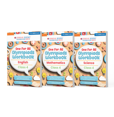 imagOne For All Olympiad Workbook Class 4 Set Of 3 Books Maths, Science & English For 2025 Exam - Paperback buy online at crossword.in