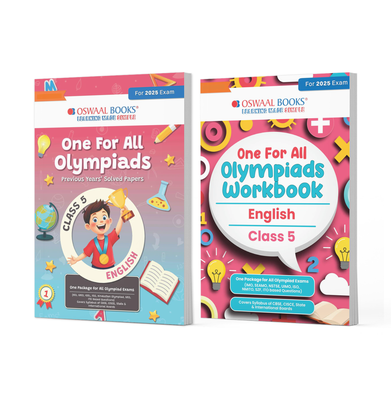 imagOne For All Olympiad Class 5 Previous Years Solved Papers + Workbook English For 2025 Exam - Paperback buy online at crossword.in