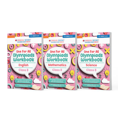 imagOne For All Olympiad Workbook Class 8 Set Of 3 Books Maths, Science & English For 2025 Exam - Paperback buy online at crossword.in