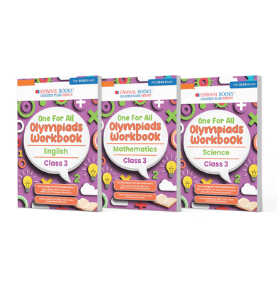 imagOne For All Olympiad Workbook Class 3 Set Of 3 Books Maths, Science & English For 2025 Exam - Paperback buy online at crossword.in