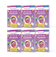 image //www.c...Oswaal One For All Olympiad Previous Years' Solved Papers Class 3 Set of 6 Books Maths, English, Science, Reasoning, Cyber & General Knowledge For 2025 Exam