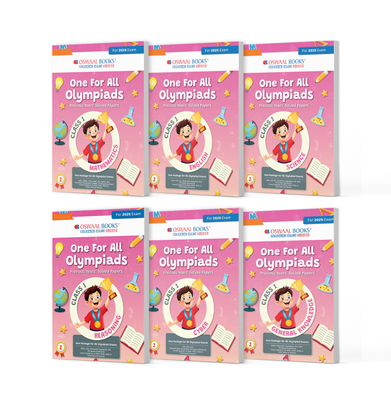 imagOne For All Olympiad Previous Years' Solved Papers Class 1 Set Of 6 Books For 2025 Exam - Paperback buy online at crossword.in