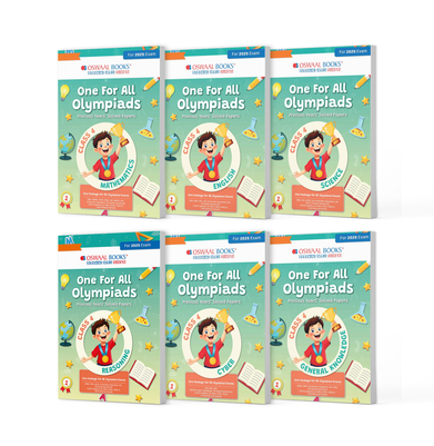 imagOne For All Olympiad Previous Years' Solved Papers Class 4 Set Of 6 Books For 2025 Exam - Paperback buy online at crossword.in