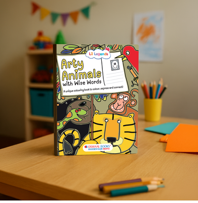 imagOswaal Lil Legends: Arty Animals with wise words