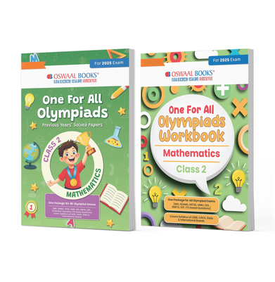 imagOne For All Olympiad Class 2 Previous Years Solved Papers + Workbook Maths For 2025 Exam - Paperback buy online at crossword.in