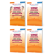 imagPower Bank |1000+ MCQs For UPSC And State PSCs Exams |Geography, Modern History, Art & Culture, Environment & Ecology Set of 4 |Latest Edition buy online at crossword.in