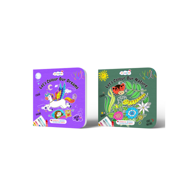 imagOswaal Lil Legends Dreams & Nature Colouring Book Combo – 2 Fun Activity Books for Kids