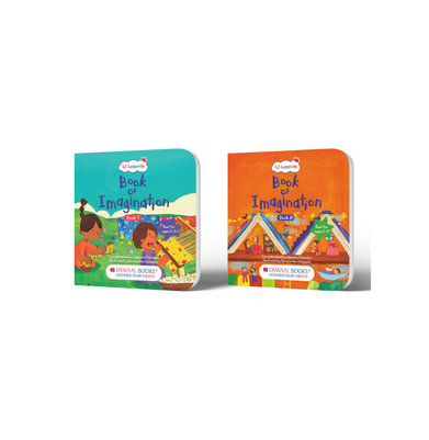imagOswaal Lil Legends 2-Book Imagination Combo – Books 7 & 8 Activity Journals Ages 5–10 – Creative Drawing & Writing Prompts, Screen-Free Fun buy online at crossword.in