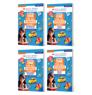imagOswaal NCERT & CBSE One For All Workbook For Class 7 | Mathematics | Science | Social Science | English | Updated As Per NCF | MCQ's | VSA | SA | LA | Set Of 4 Books | For Latest Exam buy online at crossword.in
