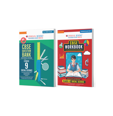 imagOswaal CBSE Question Bank + CBSE Workbook Class 9 Social Science Set of 2 Books Updated As Per NCF For Latest Exam buy online at crossword.in