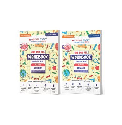 imagOswaal One For All Workbook Concept Wise Class-2 Science & English Set Of 2 Books For Latest Exam buy online at crossword.in