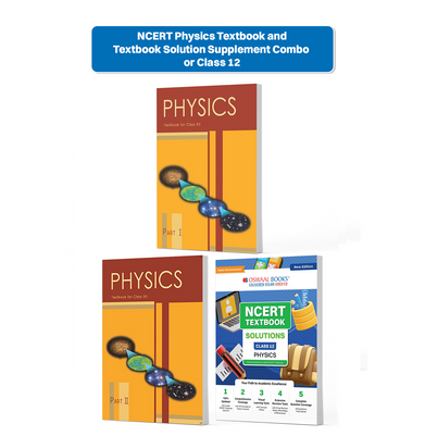 imagNCERT Physics Textbook and Textbook Solution Supplement for Class 12 | Competency Focused Questions | Concept Clarity | Mind Maps | Mnemonics Set of 3 Books, For 2026 Exam