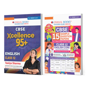 image //www.c...Oswaal CBSE Xcellence 95+ English With CBSE 15 Sample Question Papers English for Class 12 | Chapterwise Competency Focused & Highly Probable Questions | 2025 Topper’s Notes | Latest CBSE Pattern Set of 2 For 2026 Board Exam