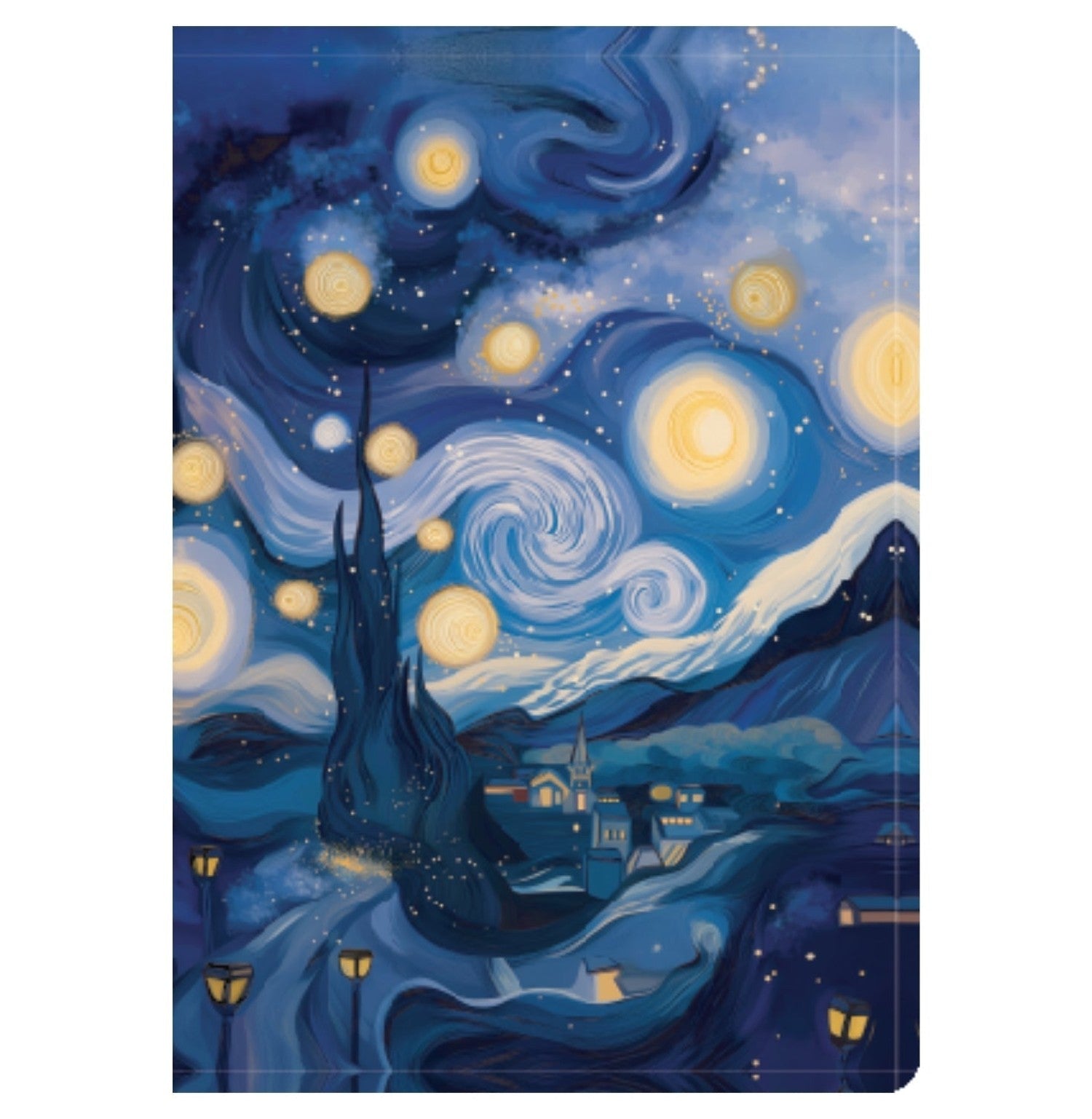 Loope Unruled Notebook A5 | The Starry Night