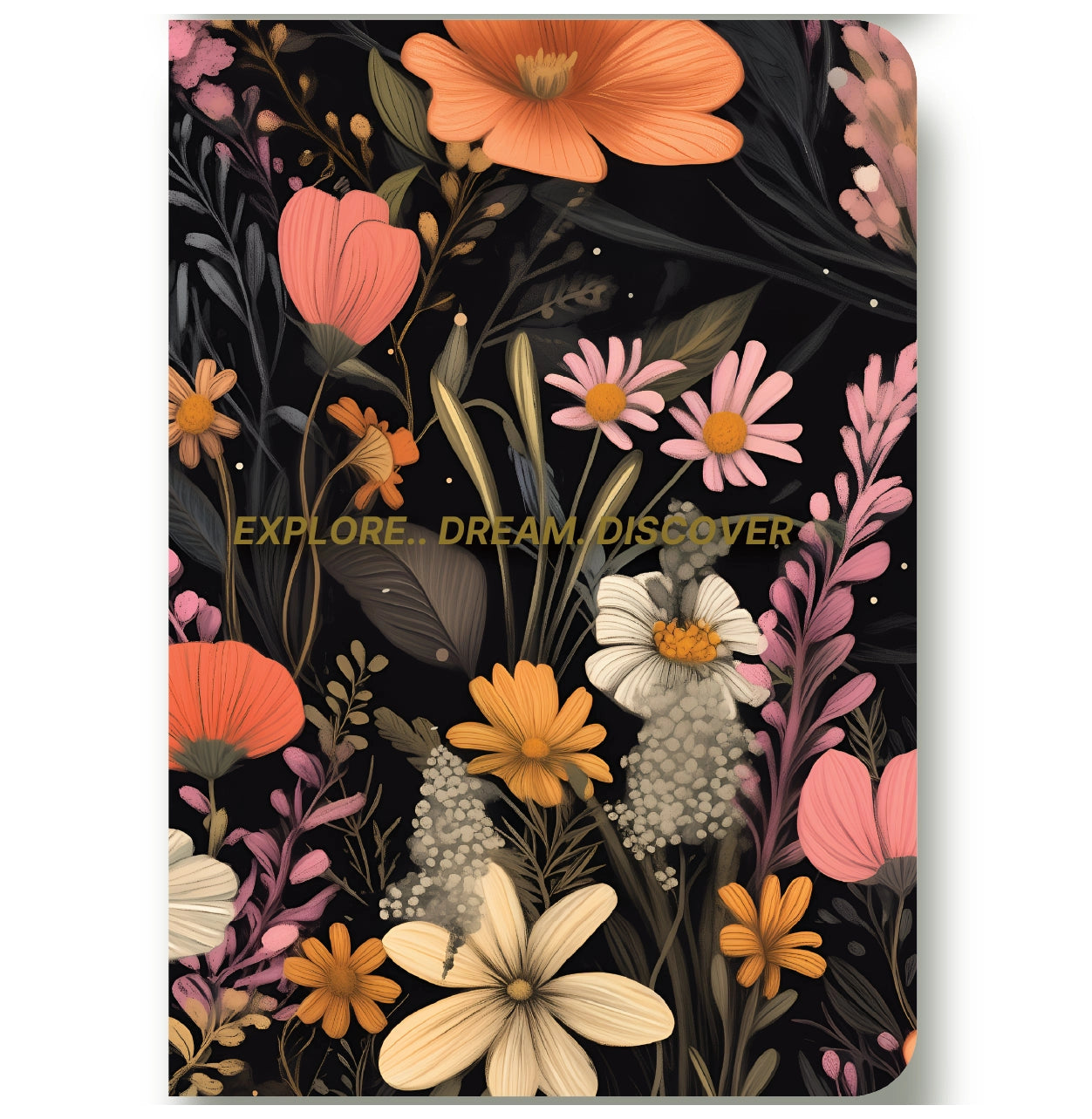 Loope Explore Dream Discover A5 Unruled Foil Notebook