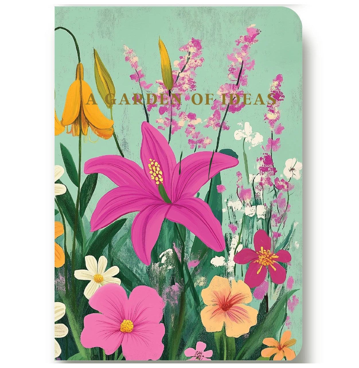 Loope A Garden of Ideas Foil-Accented Unruled A5 Notebook