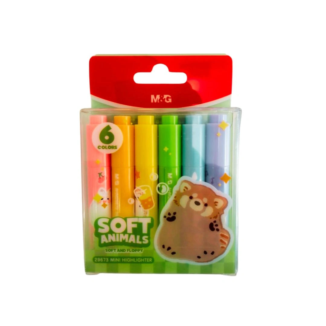 M&G Soft Animals Mini Highlighter