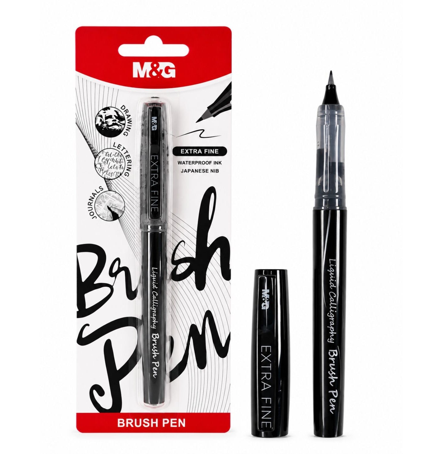 M&G Liquid Calligraphy Pen Extra Fine Nib Black