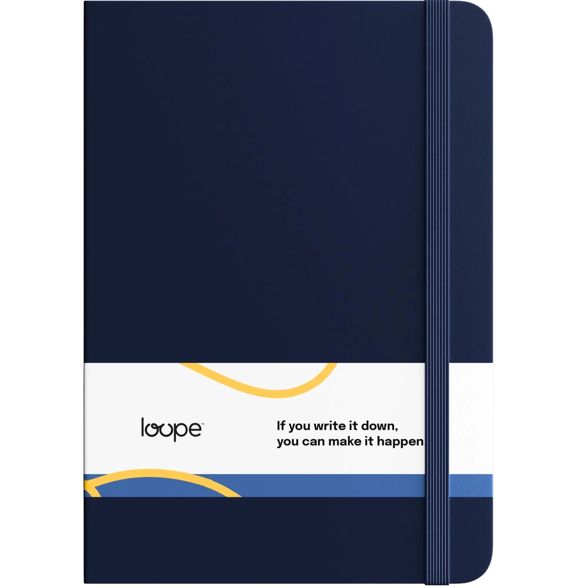 LOOPE A5 Hardcover Notebook - Solid Blue, 192 Pages of 80 GSM Premium Paper