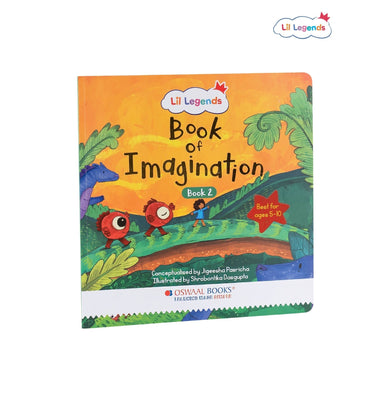 imagOswaal Lil Legends Book of Imagination Part -2 for kids Age 5-12 Years | Art and Craft, Coloring, Doodling, Drawing Learning kit for Children | Enhance Creativity and Imagination Power