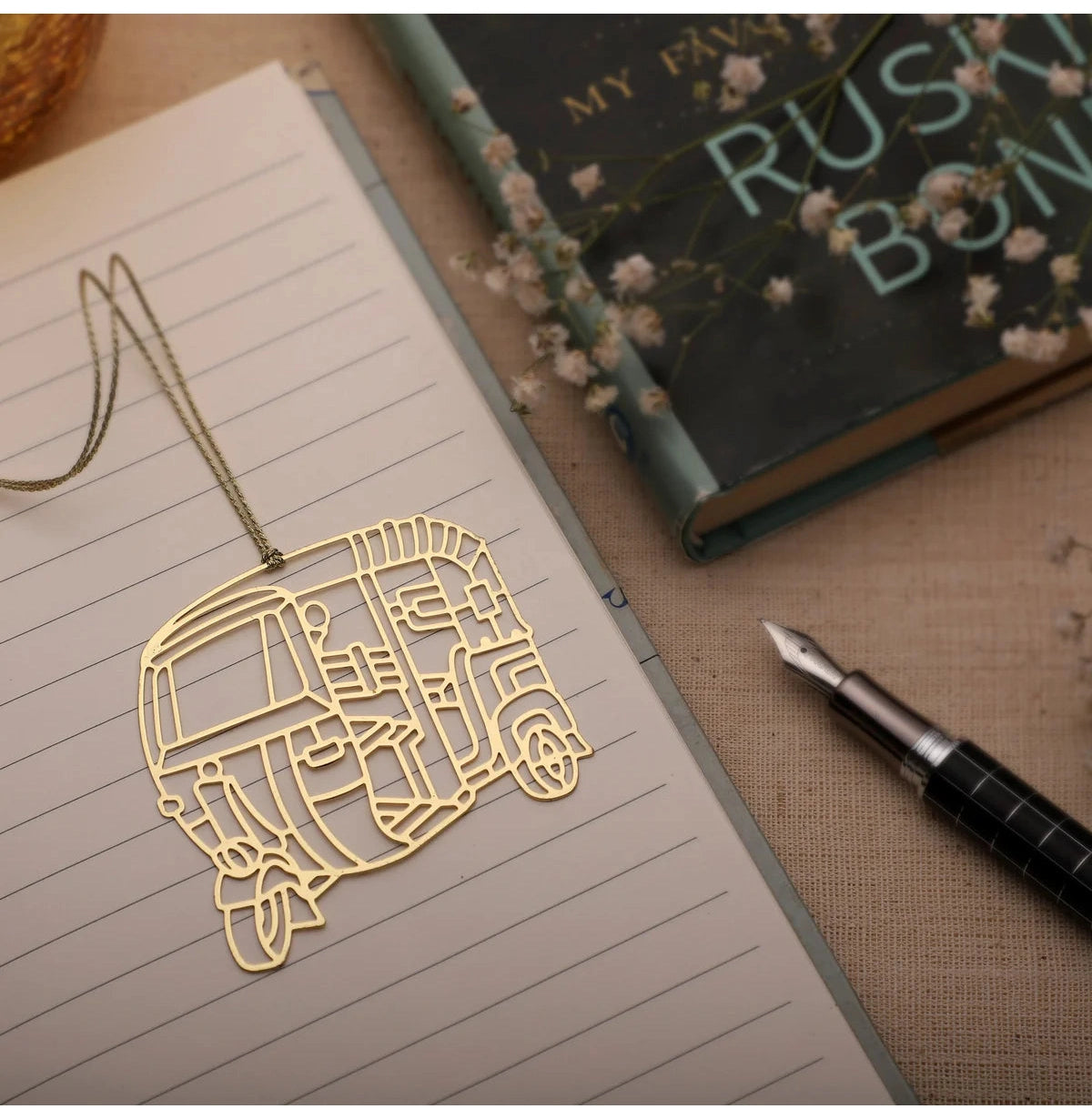 Autorickshaw Bookmark By Anand Prakash A Whimsical Reading Essential