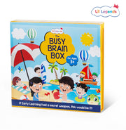 image //www.c...Oswaal Lil Legends Busy Summer Brain Box for Kids Age 3+ | 11-in-1 Summer Vacation Learning Kit with Sticker Books, Colouring, Moral Stories, Activity Books & Free Stationery Kit