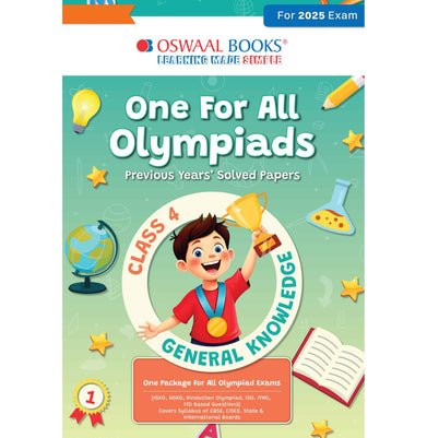 imagOne For All Olympiads Previous Year Solved Papers Class 4 General Knowledge For 2025 Exam - Paperback