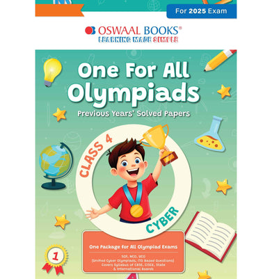 imagOne For All Olympiads Previous Year Solved Papers Class 4 Cyber For 2025 Exam - Paperback buy online at crossword.in