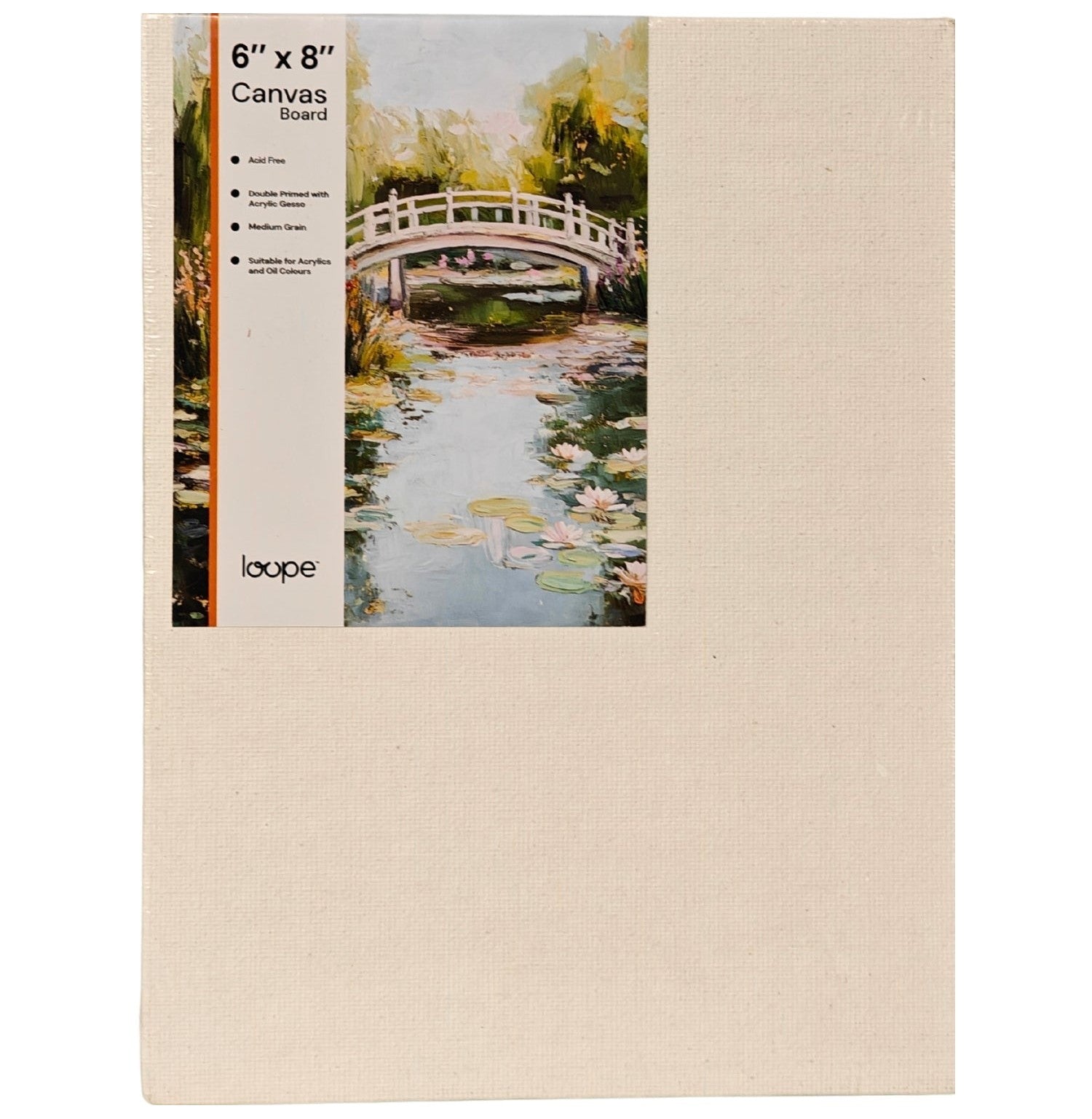 Loope Canvas Board | 6X8 Inches | For Painting & Art