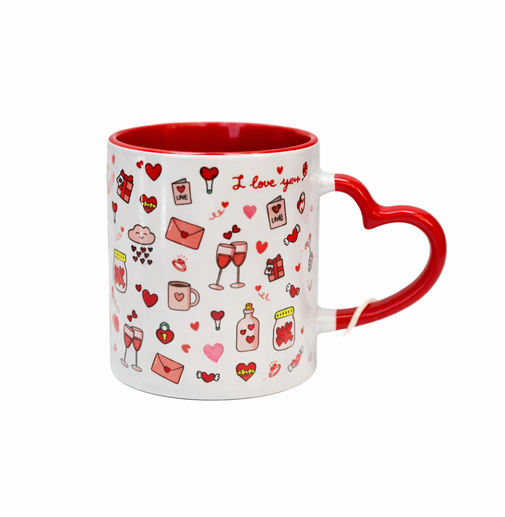 Valentine's Heart Handle Mug – A Sweet Token of Love