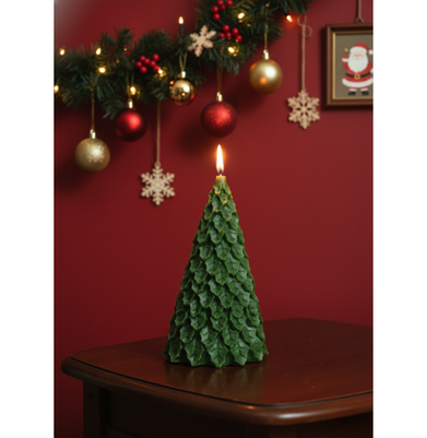 imagSet of 2 Candle Box 3d conical Christmas tree buy online at crossword.in