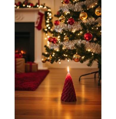 imagSet of 2 Candle Box 3d conical Christmas tree buy online at crossword.in