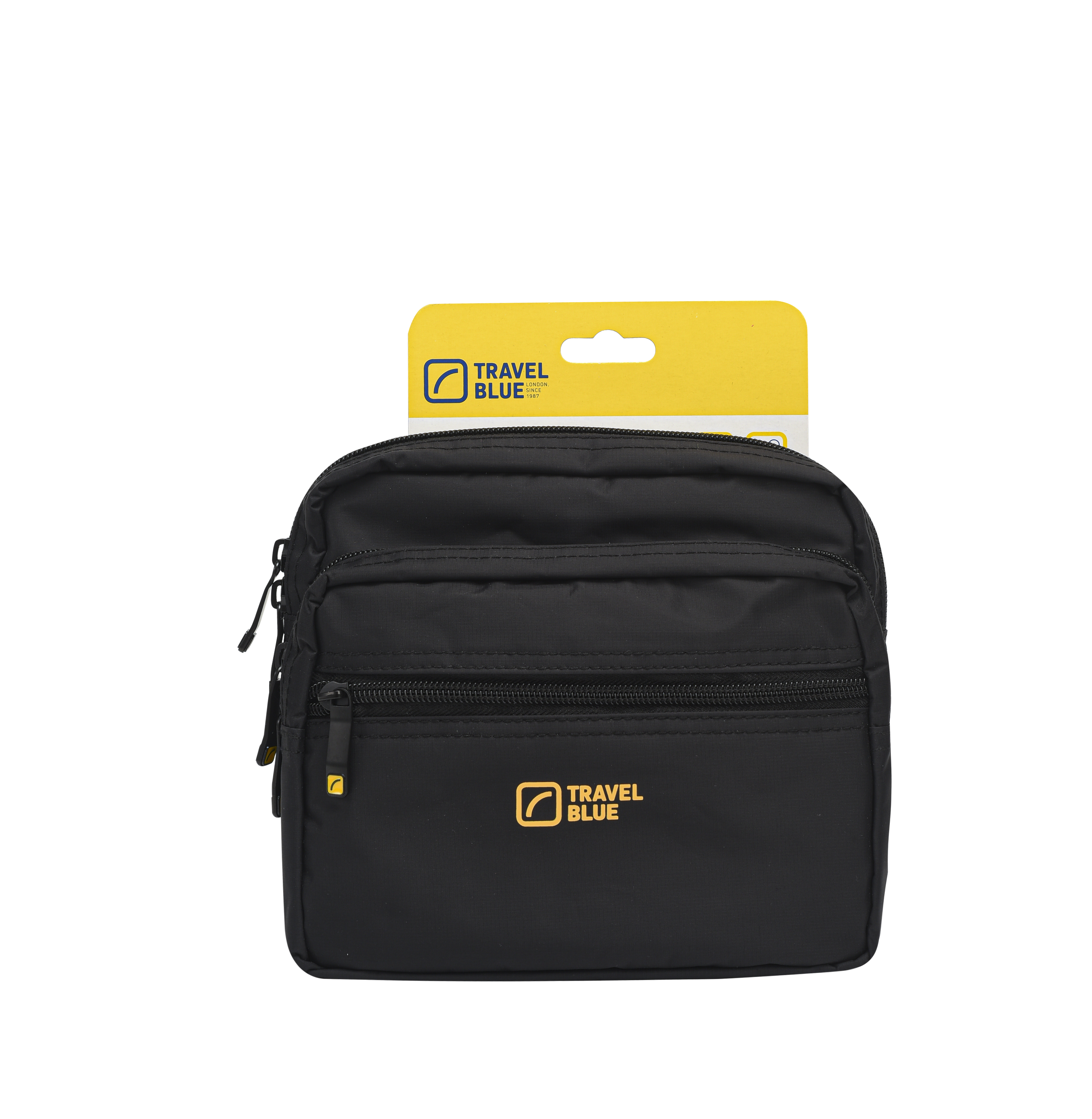 Metro Pouch  Sleek Black Waist Bag For Stylish Convenience