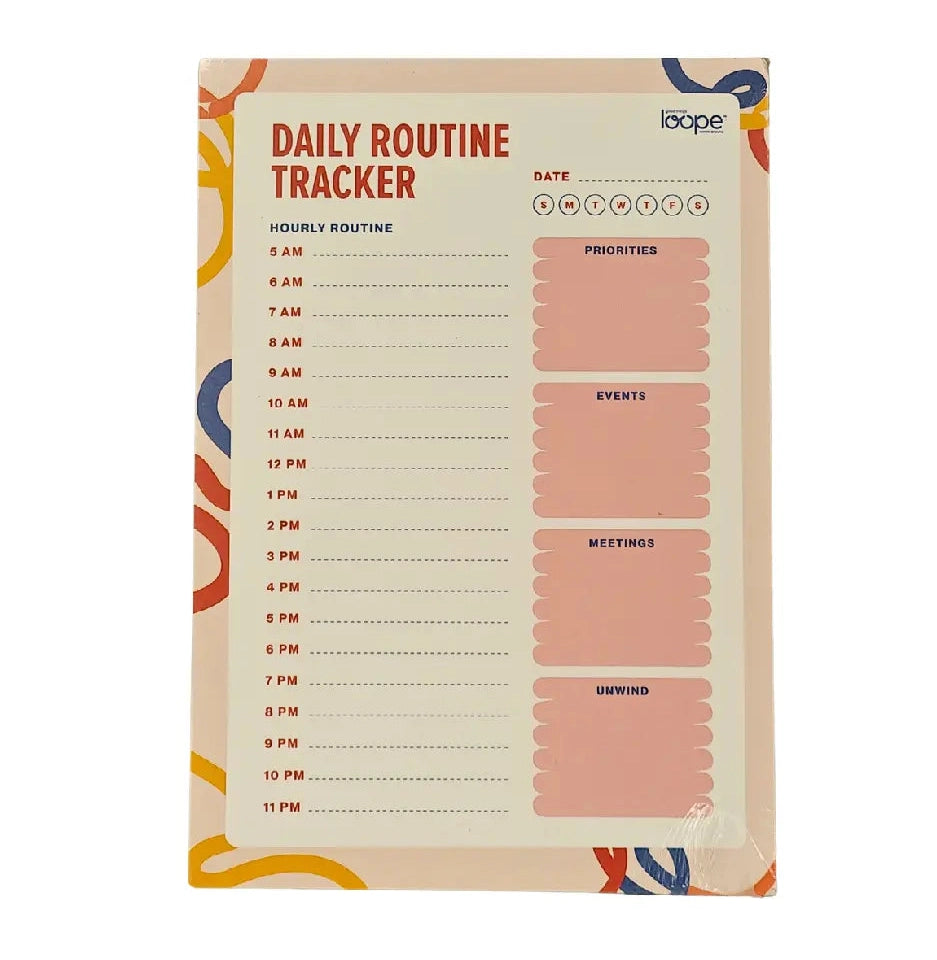 Buy Daily Routine Tracker Notepad - 75 Sheets To Boost Your ...