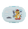 imag1Smily kiddos Skater Dino theme stainless steel lunch box light blue - medium