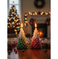 imag1Set of 2 Candle Box 3d Snow Christmas tree buy online at crossword.in