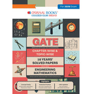 imagOswaal GATE 16 Years’ |Chapter-wise & Topic-wise |Solved Papers | 2010 to 2025 | ENGINEERING MATHEMATICS| For 2026 Exam buy online at crossword.in