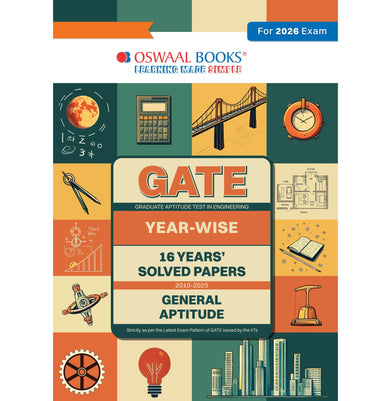 imagOswaal GATE | 16 Years’ | Solved Papers| Year-wise| 2010 to 2025 |General Aptitude| For 2026 Exam