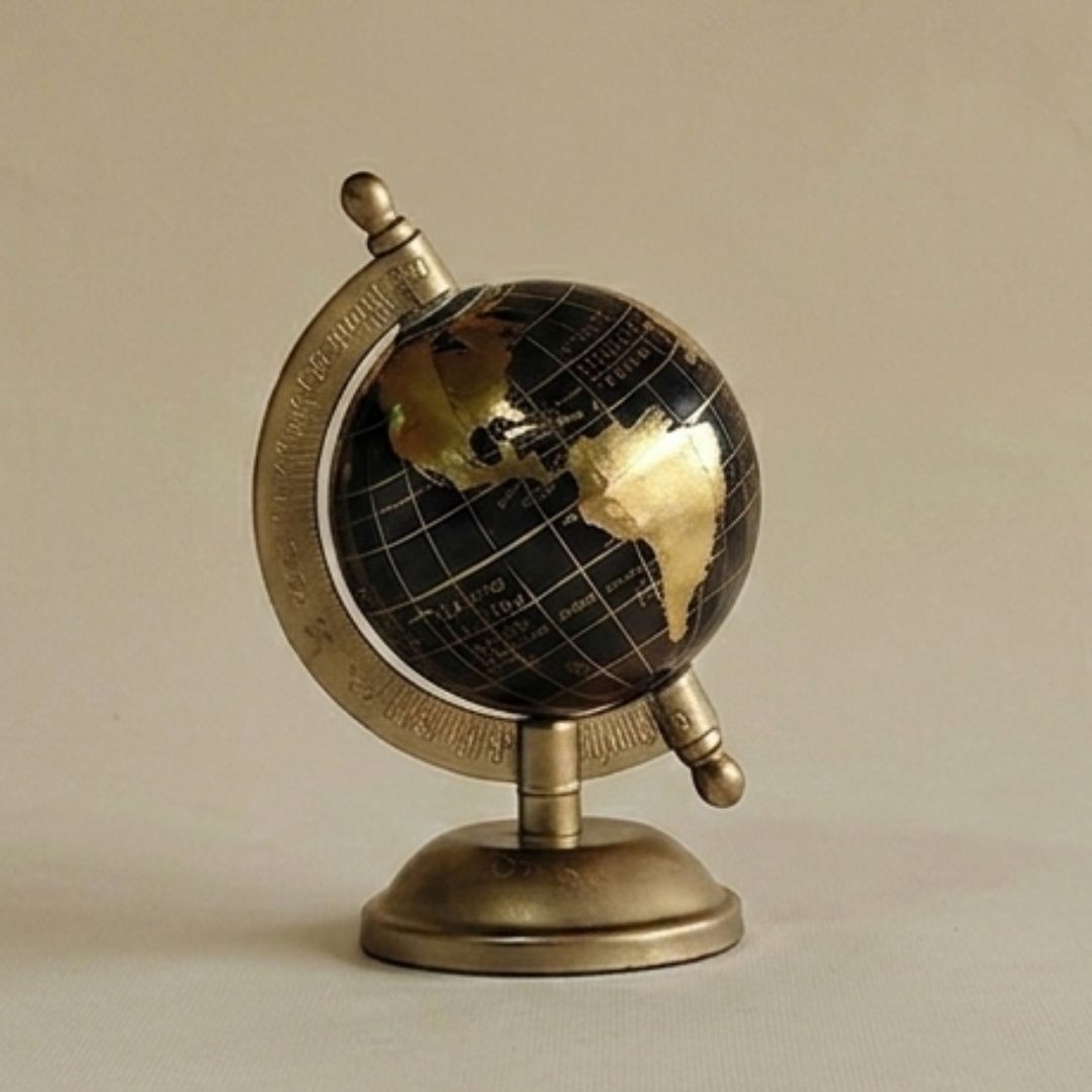Loope Voyager World Globe- Black