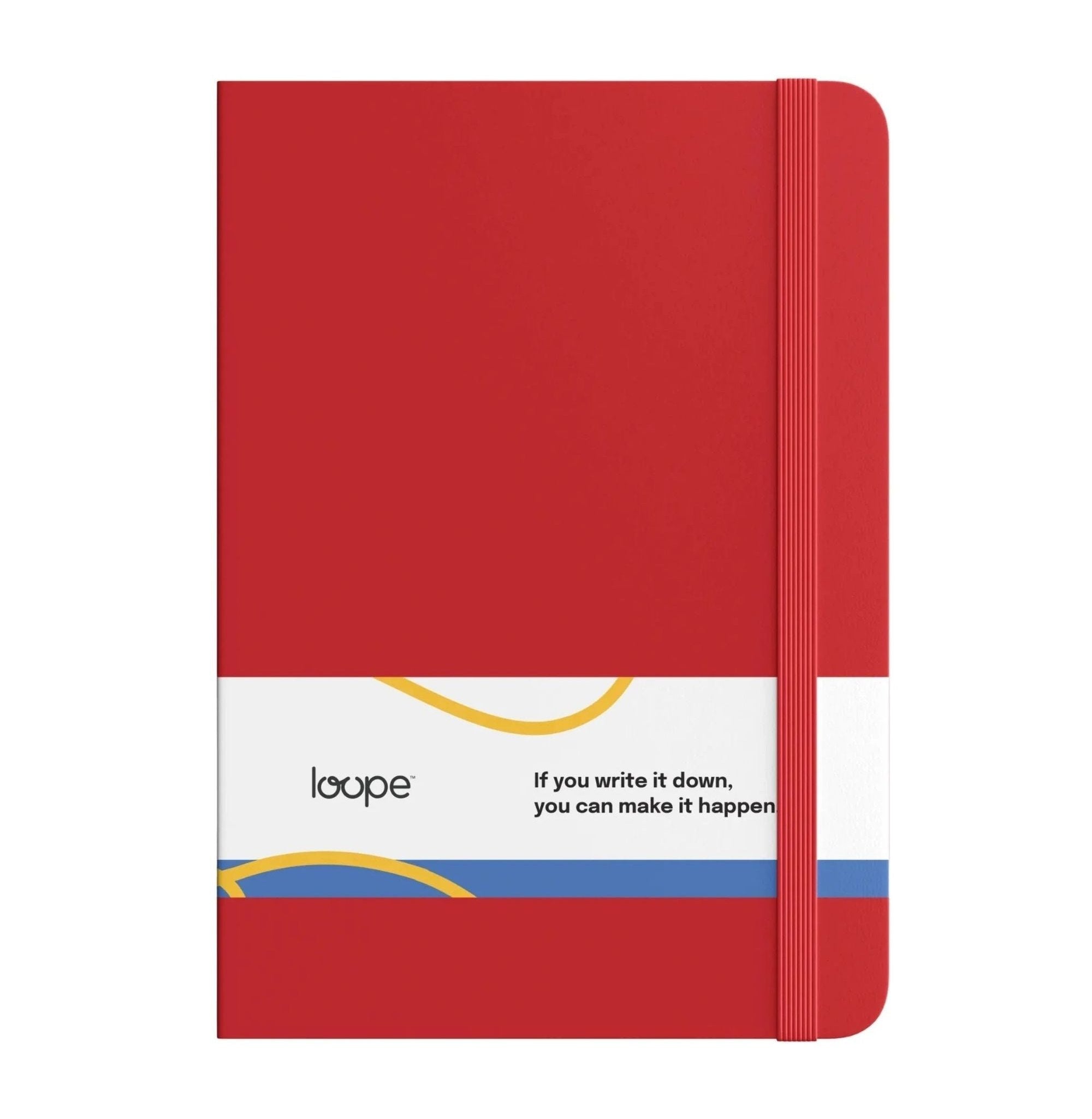 Loope Solid Notebook A6 | Red | 192 Pages | 80 Gsm
