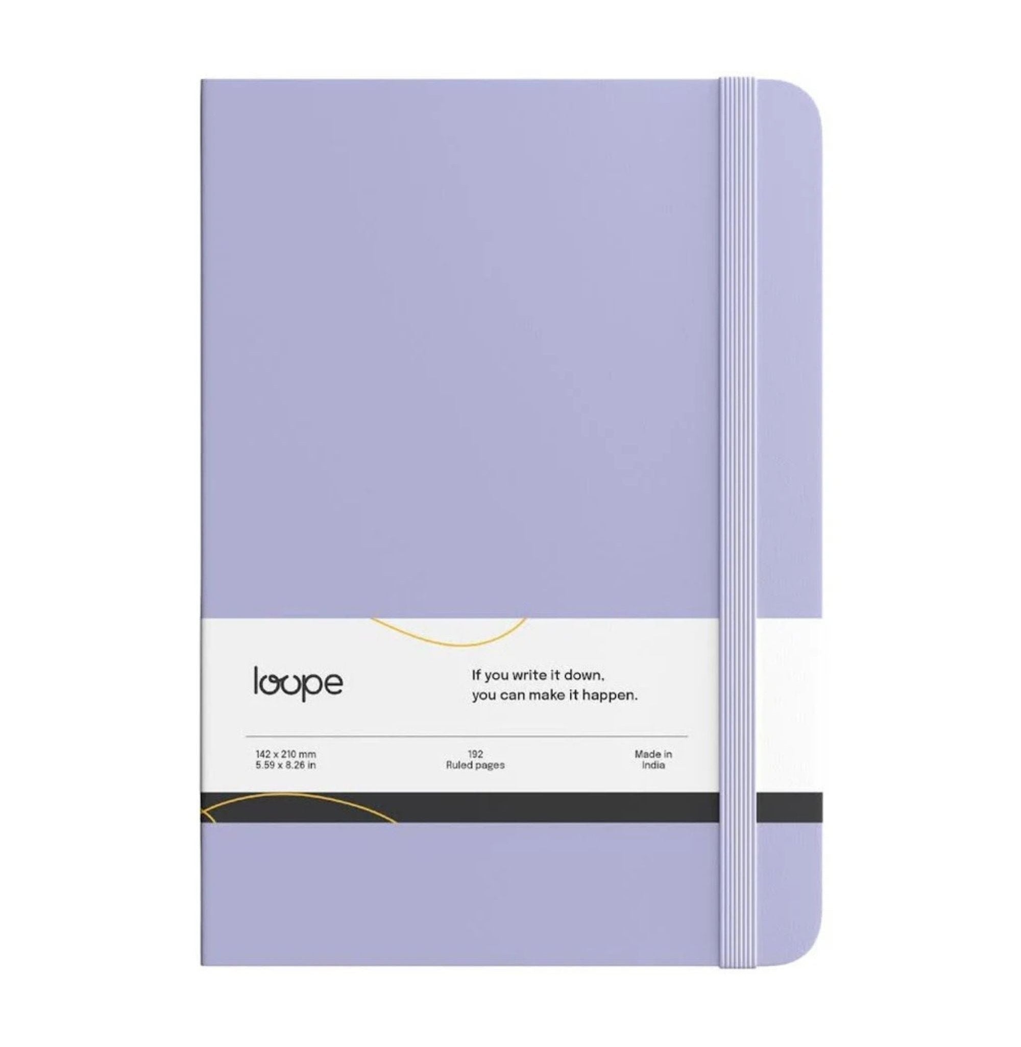 Loope Solid Notebook A5 | Lilac | 192 Pages | 80 Gsm